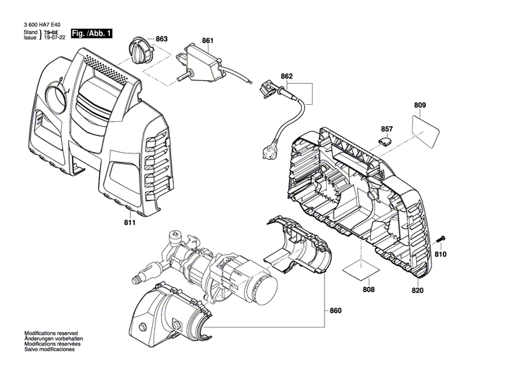 New Genuine Bosch F016F05257 Switch Box
