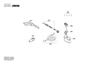 New Genuine Bosch F016F05260 front cover