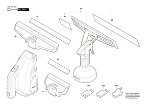 New Genuine Bosch F016F05263 Wiper