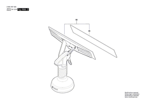 New Genuine Bosch F016F05264 Wiper