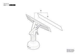New Genuine Bosch F016F05267 spray device