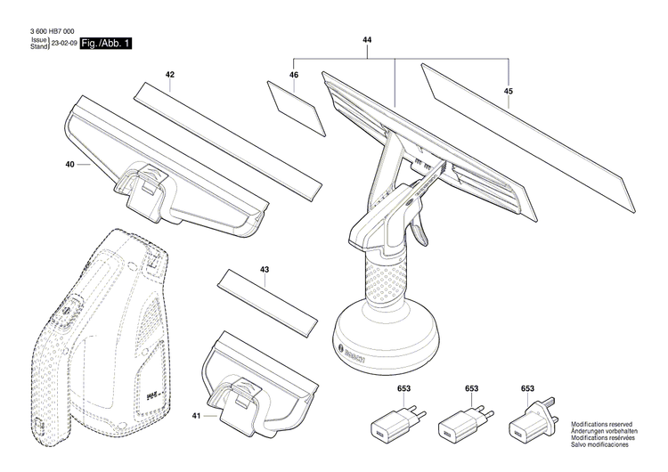 New Genuine Bosch F016F05267 spray device