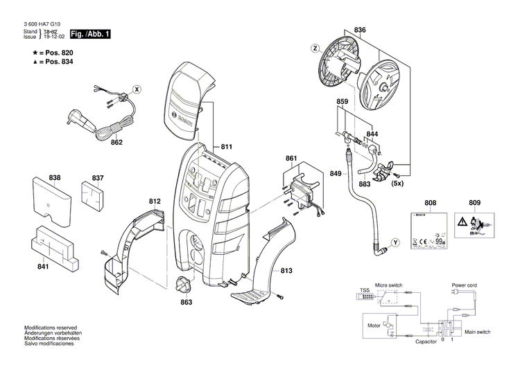 New Genuine Bosch F016F05273 front cover
