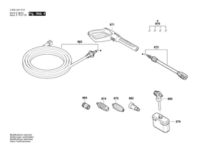 New Genuine Bosch F016F05275 Foam Panel