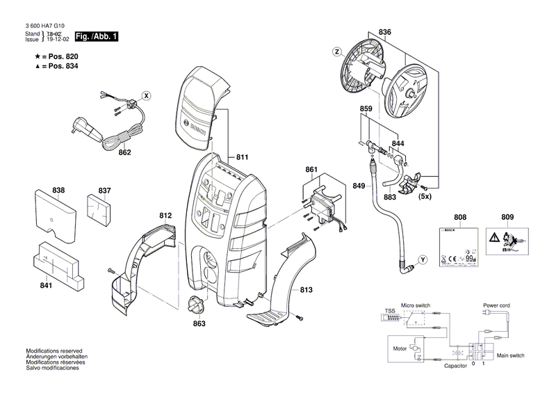 New Genuine Bosch F016F05276 Foam Panel