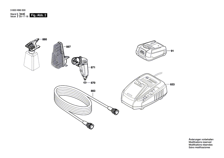 New Genuine Bosch F016F05295 Axle