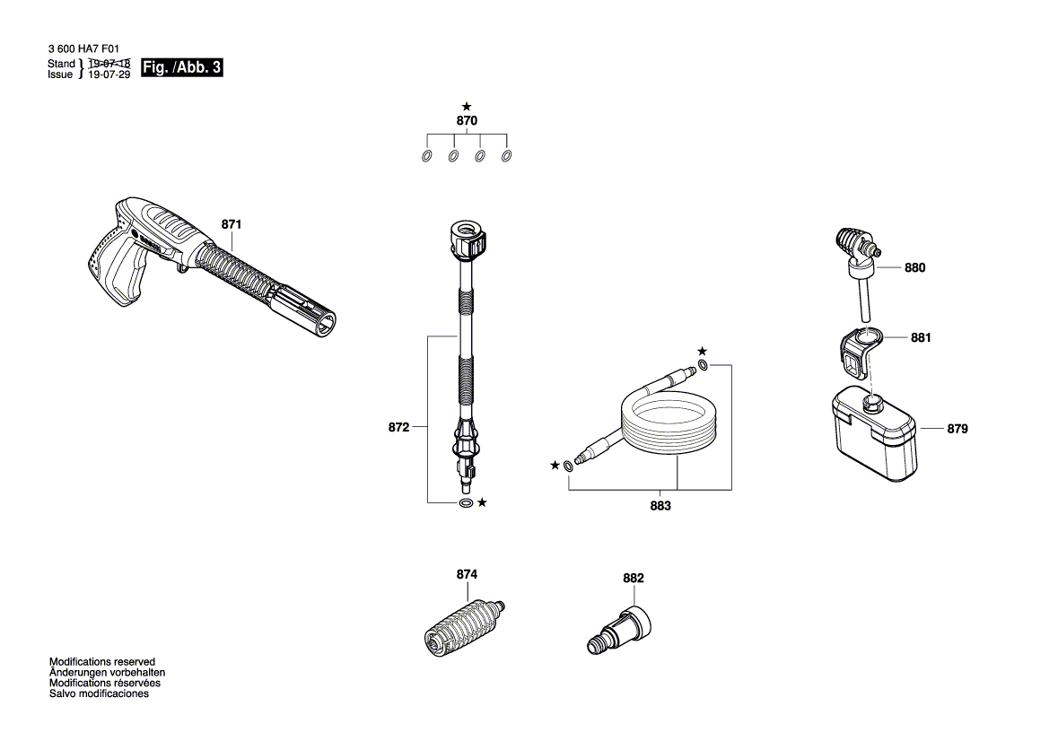 New Genuine Bosch F016F05352 Gear Box