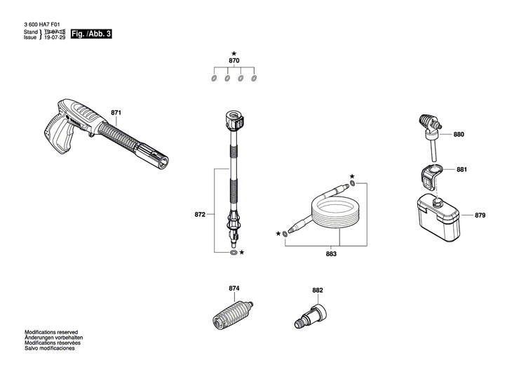 New Genuine Bosch F016F05352 Gear Box