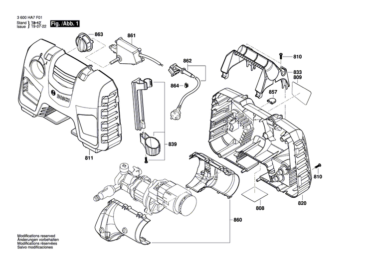 New Genuine Bosch F016F05352 Gear Box