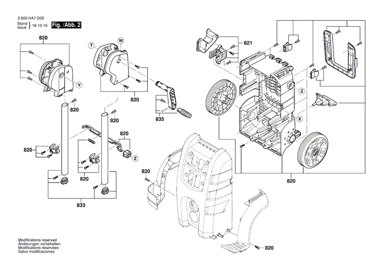 New Genuine Bosch F016F05357 front cover
