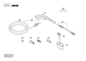 New Genuine Bosch F016F05357 front cover