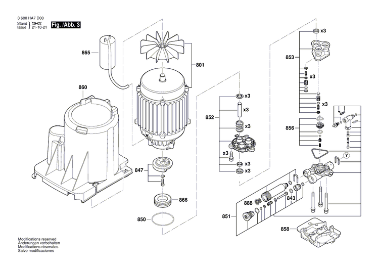 New Genuine Bosch F016F05358 front cover