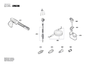 New Genuine Bosch F016F05362 Nozzle