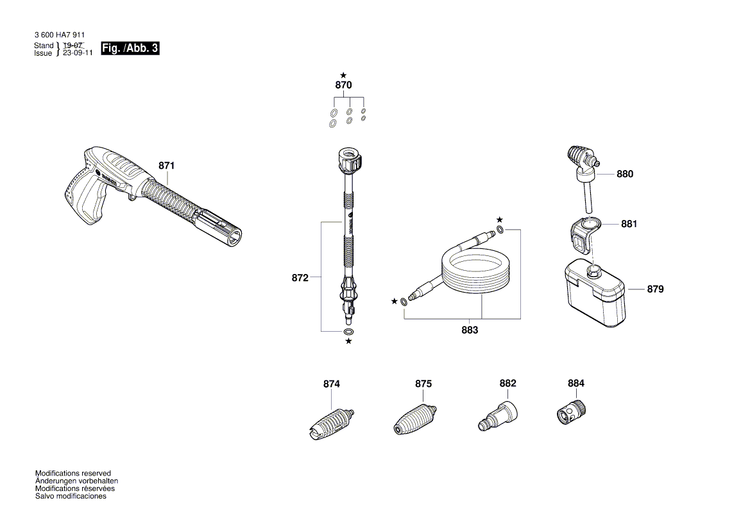 New Genuine Bosch F016F05362 Nozzle