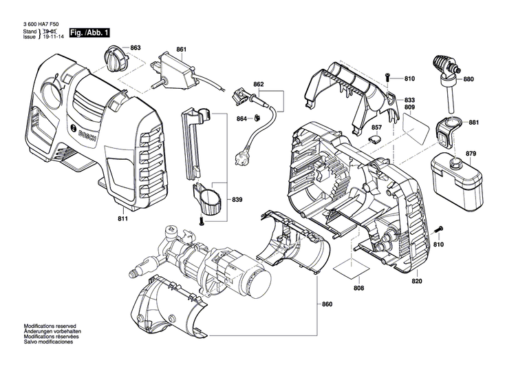 New Genuine Bosch F016F05400 Switch Box