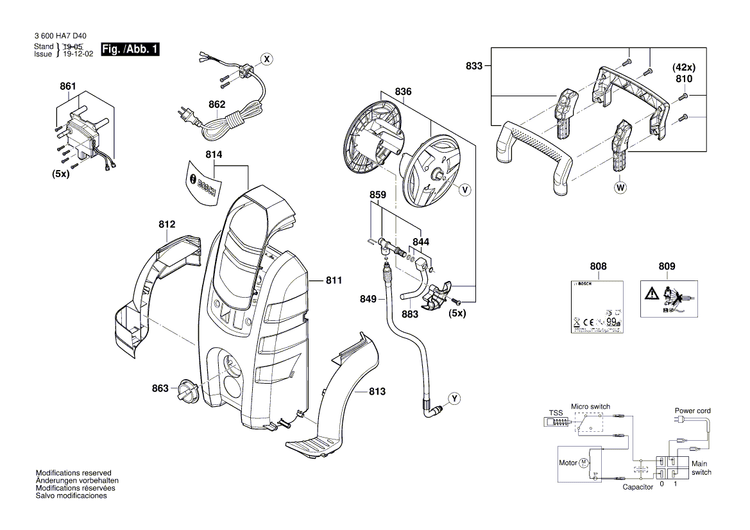 New Genuine Bosch F016F05403 O-Ring Kit