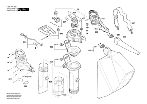 New Genuine Bosch F016F05422 Collection bag