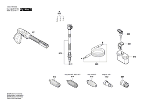 New Genuine Bosch F016F05432 Clip