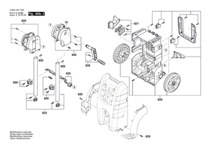 New Genuine Bosch F016F05435 Warning Label