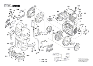 New Genuine Bosch F016F05437 Warning Label