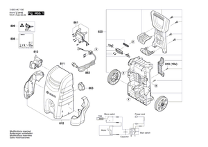 New Genuine Bosch F016F05450 Motor cover