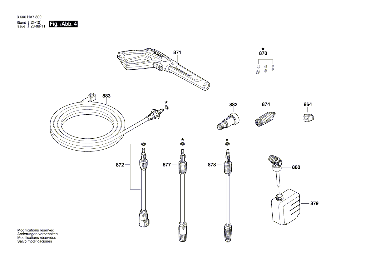 New Genuine Bosch F016F05464 Non-Return Valve