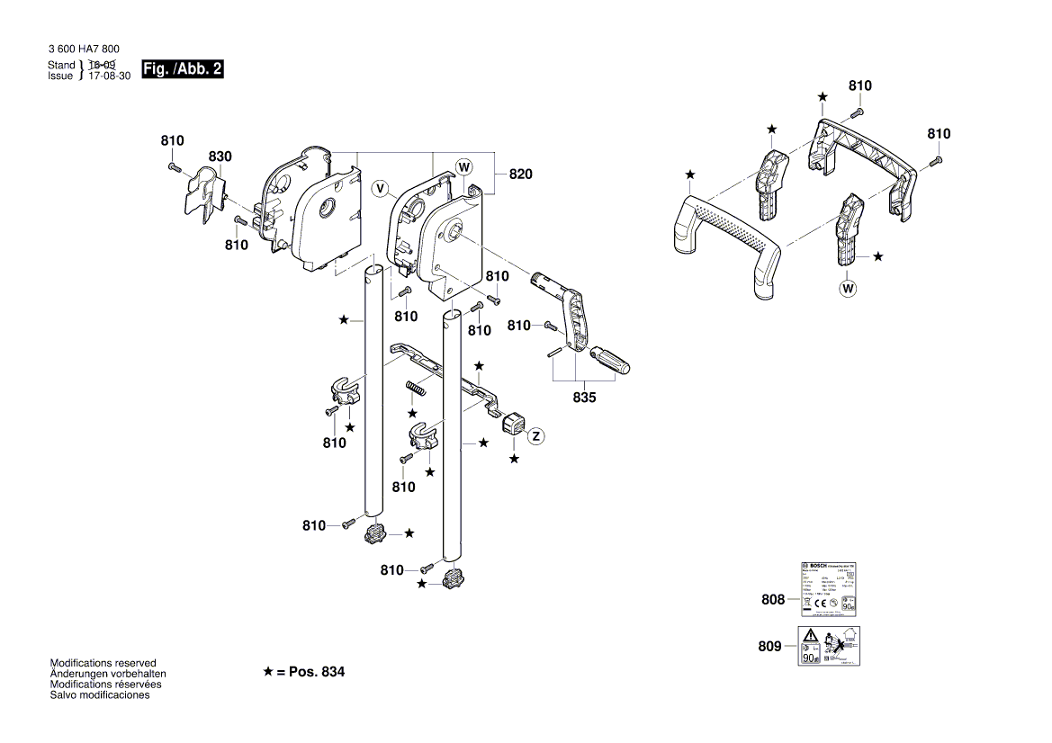 New Genuine Bosch F016F05475 Cover