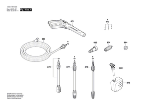 New Genuine Bosch F016F05478 Bearing set