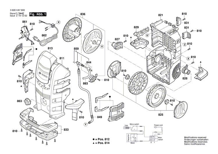 New Genuine Bosch F016F05479 Fan