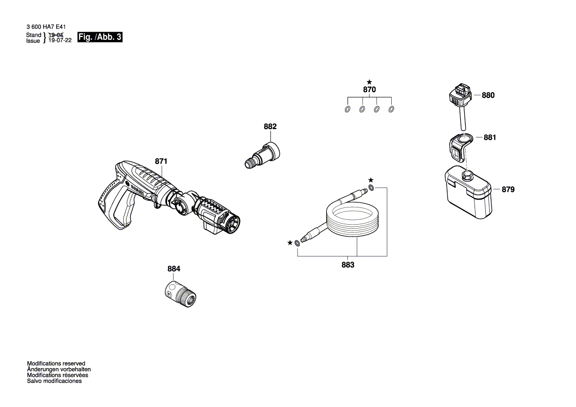 New Genuine Bosch F016F05492 Hose Coupling