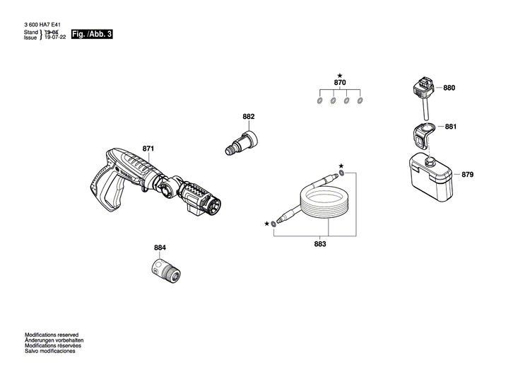 New Genuine Bosch F016F05492 Hose Coupling