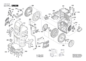 New Genuine Bosch F016F05495 Roto Jet Fan Lance