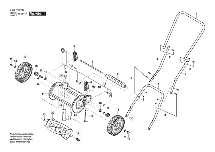 New Genuine Bosch F016F05522 Handle