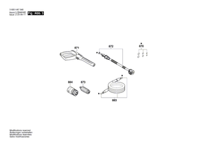 New Genuine Bosch F016F05583 Warning Label