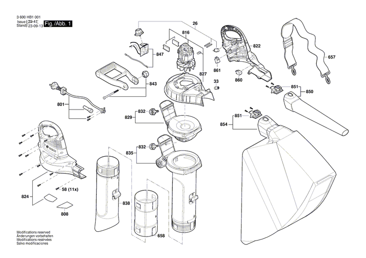 New Genuine Bosch F016F05594 Collection bag