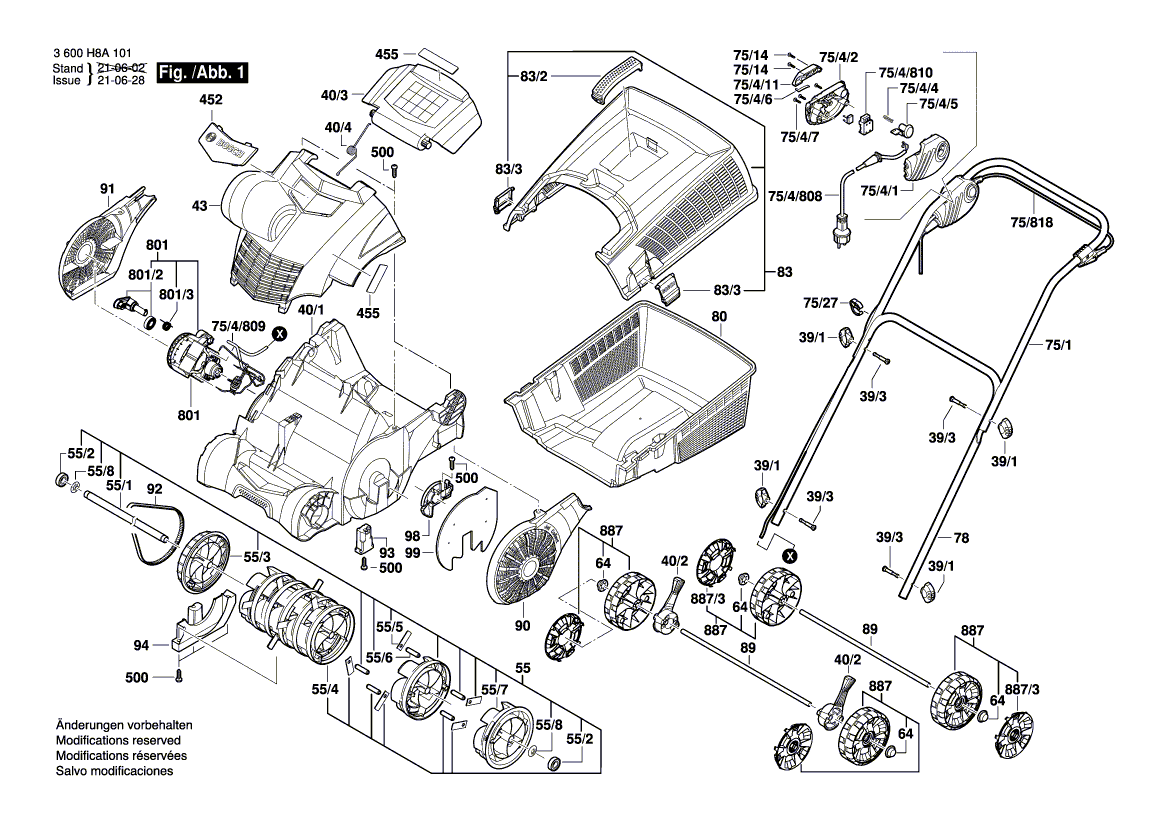 New Genuine Bosch F016F05682 Collector Box Top