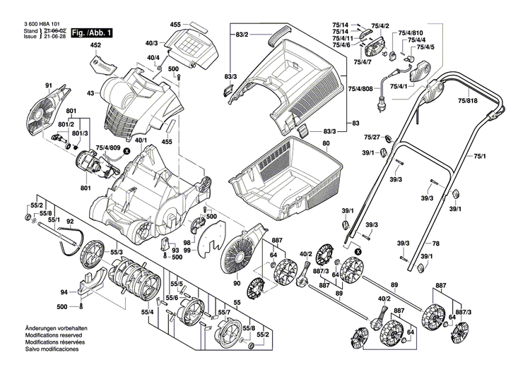 New Genuine Bosch F016F05682 Collector Box Top