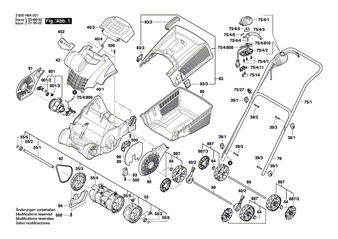 New Genuine Bosch F016F05703 Positioning Lever
