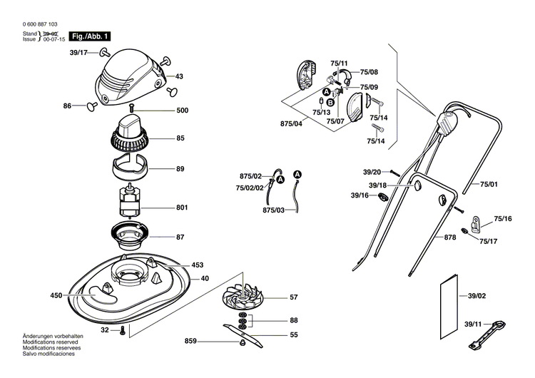 New Genuine Bosch F016F05717 On-Off Switch