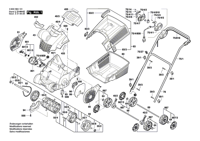New Genuine Bosch F016F05723 Cover