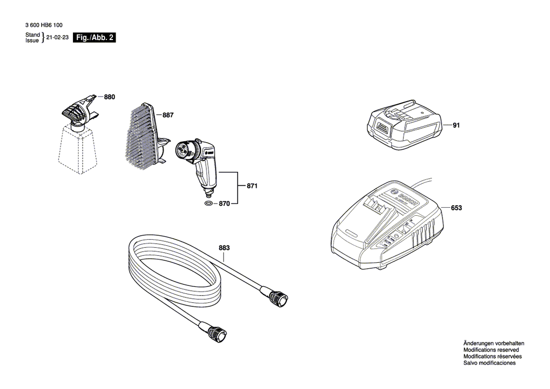 New Genuine Bosch F016F05763 Side Panel