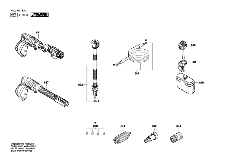 New Genuine Bosch F016F05775 Trigger