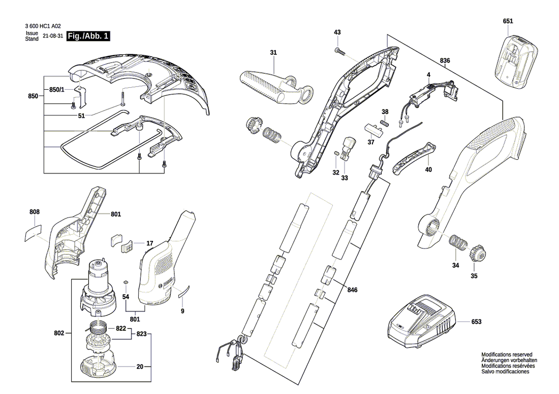 New Genuine Bosch F016F05804 Trigger