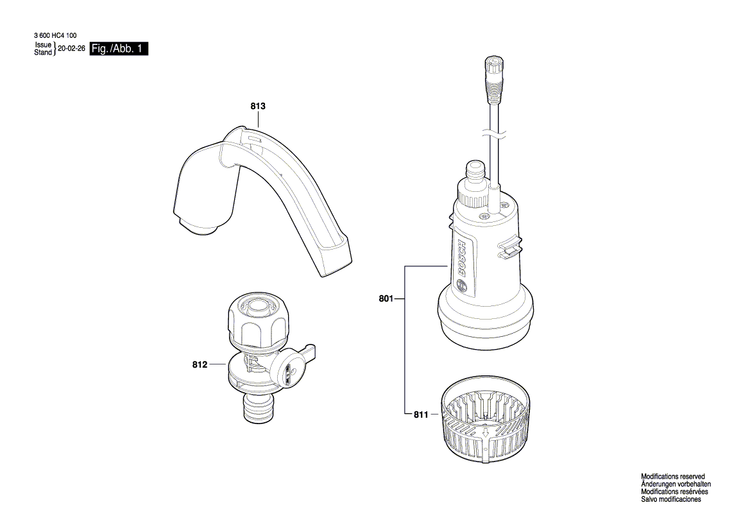 New Genuine Bosch F016F05821 Garden pump