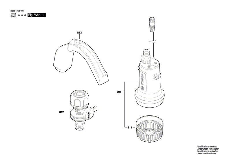 New Genuine Bosch F016F05823 Valve
