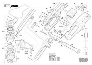 New Genuine Bosch F016F05832 Motor assembly