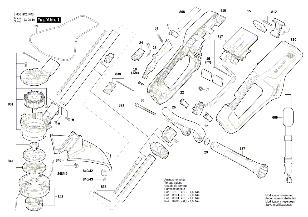 New Genuine Bosch F016F05834 Housing