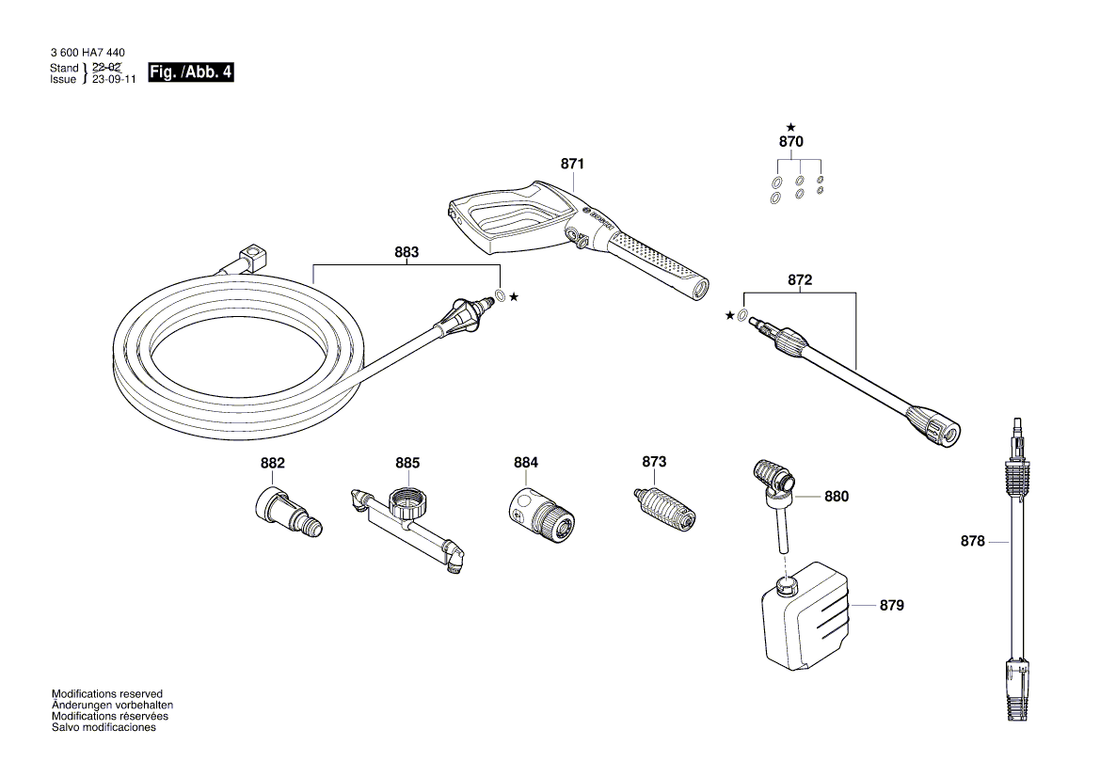 New Genuine Bosch F016F05855 Water filter
