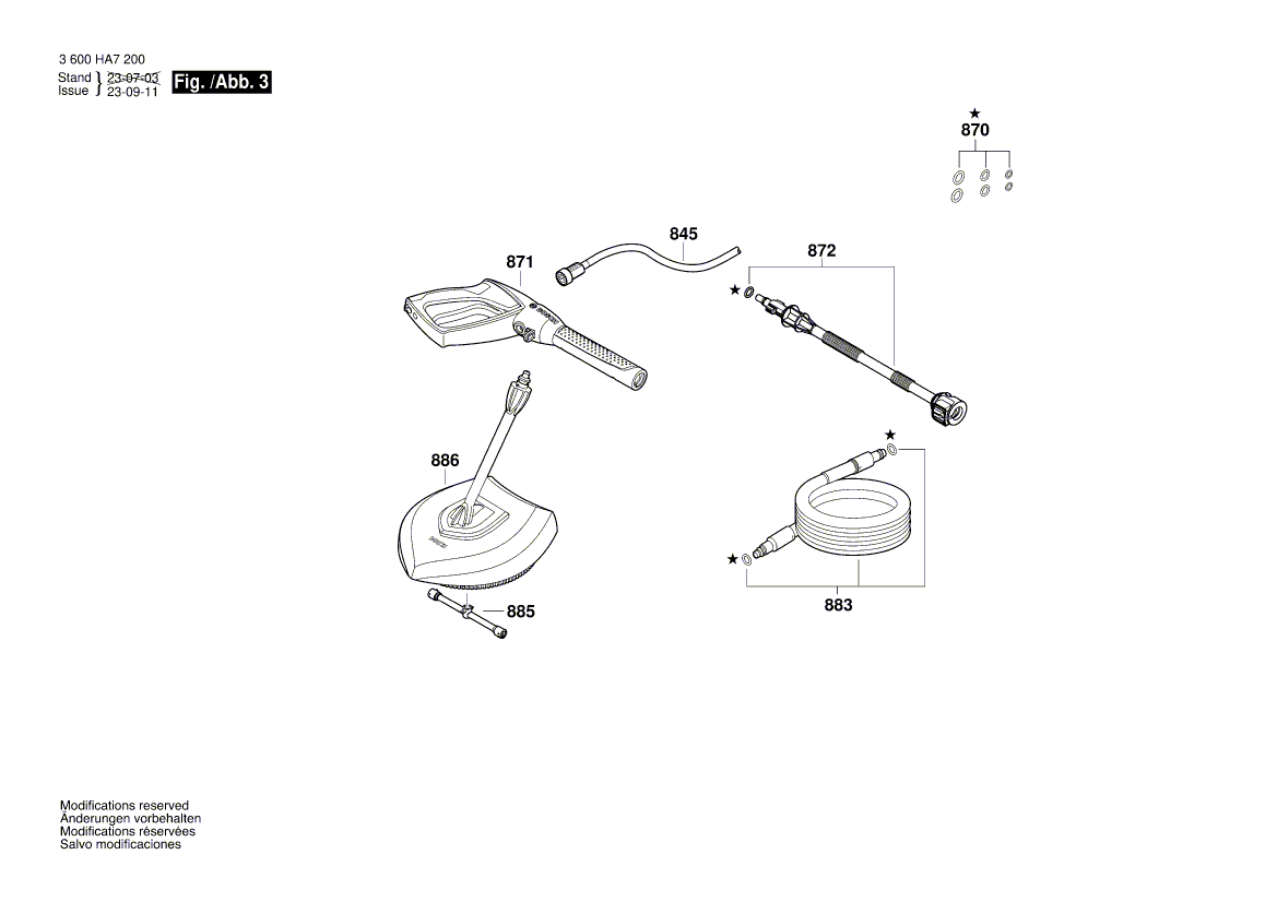 New Genuine Bosch F016F05877 Nameplate