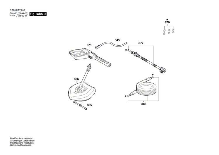 New Genuine Bosch F016F05877 Nameplate